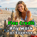 25,000 Flex Credits = Budget for Getting Anything Done, Workers + Expenses