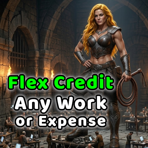 999 Flex Credits = Budget for Getting Anything Done, Workers + Expenses